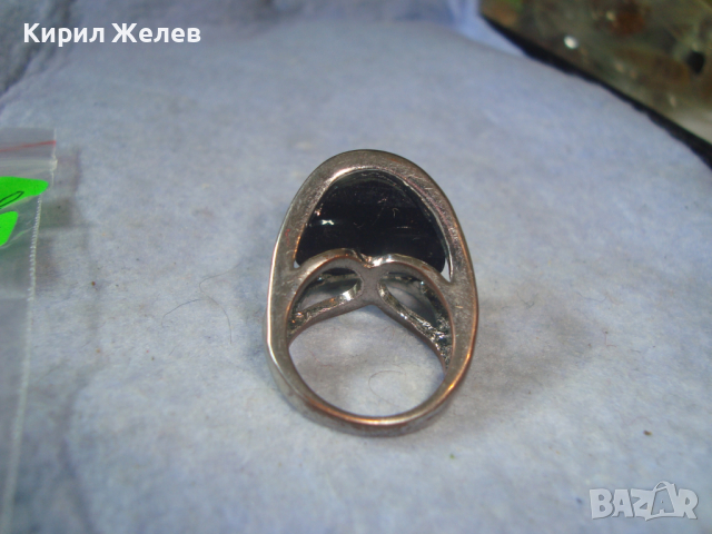 ПОСРЕБРЕН МЕДЕН КРИСТАЛЕН ФЕШЪН АРТ ПРЪСТЕН 26621, снимка 11 - Пръстени - 36410509