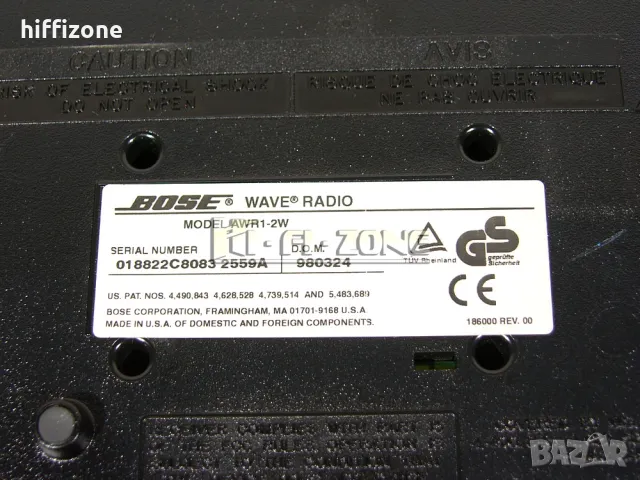 Радио Bose radio ewr1-2w, снимка 11 - Радиокасетофони, транзистори - 47917588