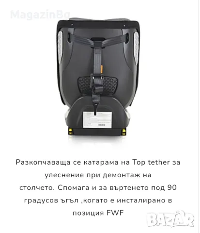 Стол за кола Quill 40-150см Isofix система 360°, снимка 7 - Столчета за кола и колело - 50440299