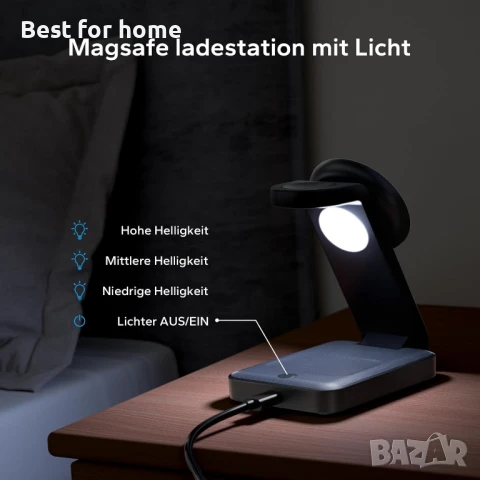 Преносимо безжично зарядно за пътуване , снимка 5 - Зарядни за кола - 51056273