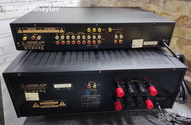 Продавам Luxman C-03B/M-03B , снимка 2 - Ресийвъри, усилватели, смесителни пултове - 39679238