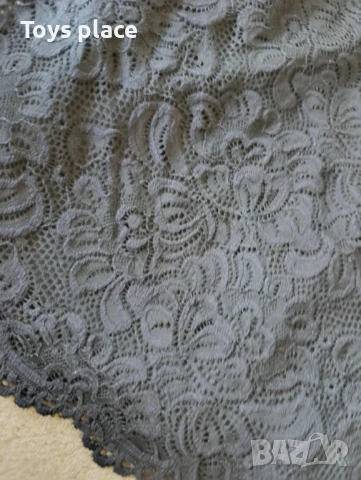 S/M Нова Маркова рокля Only, черна дантелена рокля, официална рокля за повод, снимка 5 - Рокли - 50725274