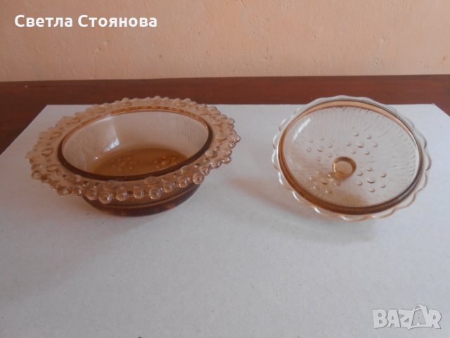 Стъклени бонбониери, снимка 3 - Прибори за хранене, готвене и сервиране - 34089692