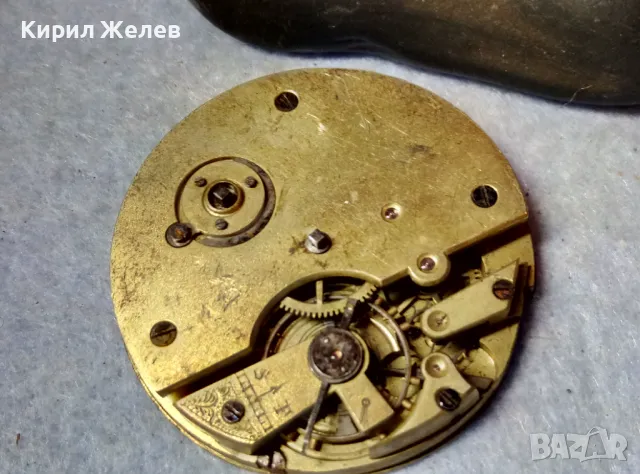 МЕХАНИЗЪМ от РЯДЪК КОЛЕКЦИОНЕРСКИ СТАР ШВЕЙЦАРСКИ ДЖОБЕН ЧАСОВНИК 12311, снимка 16 - Антикварни и старинни предмети - 48563362