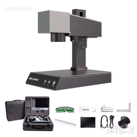 MR CARVE Fiber Laser +2бр. лещи до 150mm работна площ CNC файбър лазер лазерно гравиране