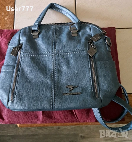 Нова дамска раничка и чанта 2 в 1 с много прегради и ципове, снимка 7 - Чанти - 50807349