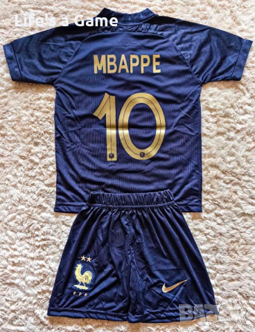 ПОСЛЕДНА БРОЙКА!! Детско - юношески футболен екип Франция Мбапе France Mbappe , снимка 2 - Детски комплекти - 44841094