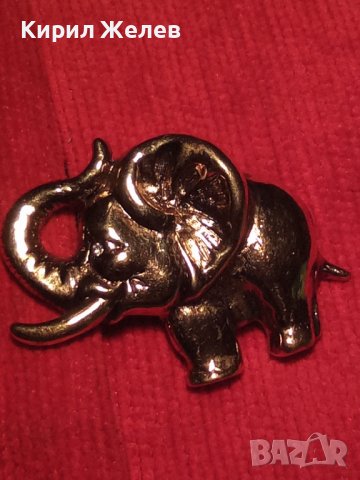 СТАРА БРОШКА - СЛОНЧЕ БРОНЗ ПОЗЛАТА СТАРО ВИНТИДЖ БИЖУ 22813, снимка 2 - Антикварни и старинни предмети - 34528840
