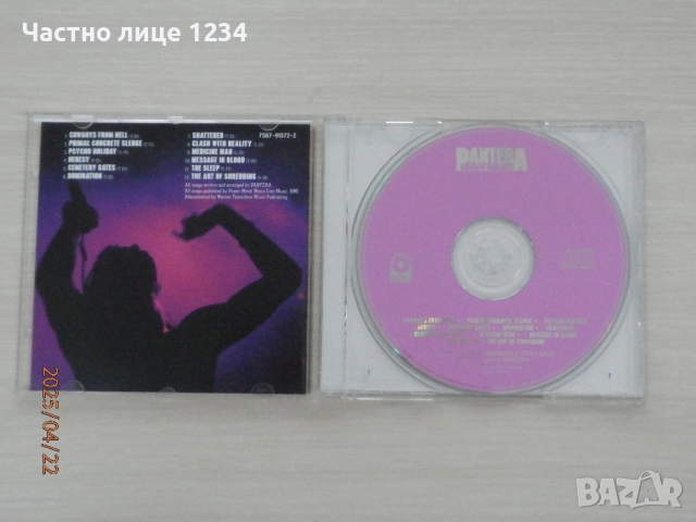 Pantera - 1990 / Motorhead - 1982 / Saxon - Live 1982, снимка 3 - CD дискове - 50091458