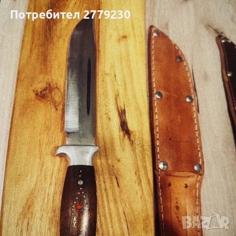 Ловен нож ръчна изработка от Едно време!, снимка 12 - Ножове - 50911030