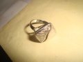 ВИНТИДЖ СРЕБЪРЕН АРТ ПРЪСТЕН СРЕБРО 925 АЖУРНА МАЙСТОРСКА ИЗРАБОТКА - АНГЛИЯ 25801, снимка 9