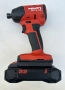 Hilti SiD 6-22 Nuron - Безчетков импакт 2х22V 4.0Ah перфектен!, снимка 2