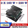 Нов Цифров Аудио Усилвател клас D ZK-HT21 2*160W+220W Модул за Субуфер AUX/USB Вход 2.1 Канал стерео, снимка 1
