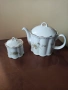 Порцеланов чайник, захарница, снимка 1