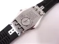 Дамски кварцов часовник Swatch с оригинална силиконова каишка, снимка 4