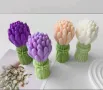3D Висок букет Лавандула цветя силиконов молд форма смола гипс шоколад свещ, снимка 3