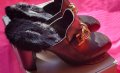 Маркови пролетни/есенни чехли Aldo,естествена кожа, снимка 1 - Дамски обувки на ток - 40117977