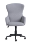  Офис кресло с люлеещ механизъм LILI в сив цвят, снимка 2