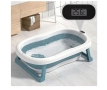 Вана за бебе с термометър, Сгъваемо бебешко корито, 81 см, снимка 3