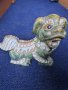  Vintage Large Ceramic Foo Dog Statue      Китаиски порцелан , китайско кучие, снимка 1 - Антикварни и старинни предмети - 41681370