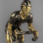Нова Статуетка Спортист -Колоездач с Велосипед/Футболист/Боксьор/Кикбоксьор, снимка 2
