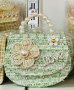 Бижуто на всяка малка дама! Стилни чанти с къса и дълга дръжка! Декорирани с перли,дантела и цветя!, снимка 5
