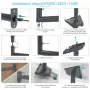 Starlink стенен монтаж 360° за Long Mount (Gen 3/V2/Mini/Standard/4/4X), снимка 7