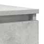 vidaXL Бюфет с чекмеджета, бетонно сив, 100,5x35x76см, инженерно дърво, снимка 10
