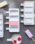 Love сърца килийки сладолед Popsicle Попсикъл молд силиконова форма калъп направа десерти, снимка 3