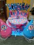 Картонена торта и шапки за близнаци, снимка 1 - Други услуги - 34830924