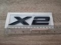 черна емблема BMW X2, снимка 2