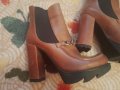 Дамски италиянски кафеви боти , снимка 8