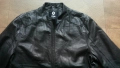 Jack & Jones JJCODALTON Leather Jacket Размер S мъжко яке естествена кожа 1-63, снимка 4