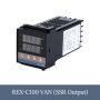 Термоконтролер REX C100, 220V, Изход SSR, -199 до 1372 °C, снимка 2