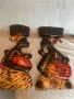 африкански дървени фигури  декорации за стени, снимка 2