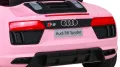 Audi R8 12V – Детска акумулаторна кола, Розова, EVA гуми, снимка 11