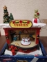 Коледна LED и музикална сцена Магазин за сладкиши с 8 мелодии,светлени и въртяща се торта., снимка 2