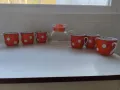 порцеланов комплект чаши с кана, снимка 1