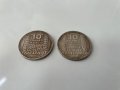Сребърни монети Франция 10 франка, 1933 и 1929, снимка 2