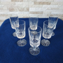 Чисто нов сервиз кристални чаши - 6 броя - български