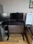 Гейминг бюро Ultradesk с ел. механизъм Carbon + gaming pad gift , снимка 1