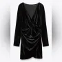 Велвет рокля Zara, снимка 6