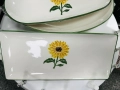 Весели и слънчеви чинийки, купи и плата със Слънчогледи - керамика, снимка 4