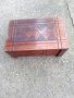 Старинна дървена кутия за бижута, снимка 1 - Антикварни и старинни предмети - 40849541