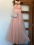 Бална рокля прасковен цвят, снимка 3