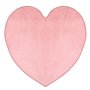 Килим сърце, Декоративна постелка с розово сърце 90x90см, снимка 1 - Килими - 42362990