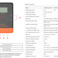 40a MPPT PowMr Keeper 1240 соларно зарядно соларен контролер 12/24 v, снимка 8 - Друга електроника - 42514601