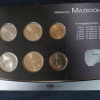 Комплектен сет - Северна Македония 1993-2008 , 6 монети, снимка 2 - Нумизматика и бонистика - 44499984