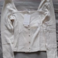 Секси плетена блуза , снимка 1 - Блузи с дълъг ръкав и пуловери - 39583439