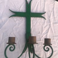 стари свещници кръстове кандила, снимка 3 - Антикварни и старинни предмети - 41906598